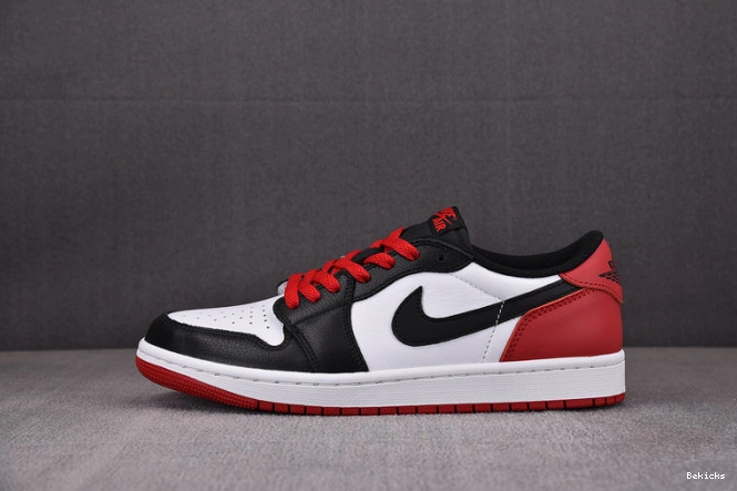 BK 1 jordan toe" cz0790-106 low "black og air 1202